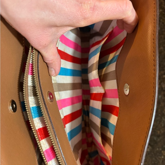 Kate Spade Brown Leather Tote - Picture 4 of 5